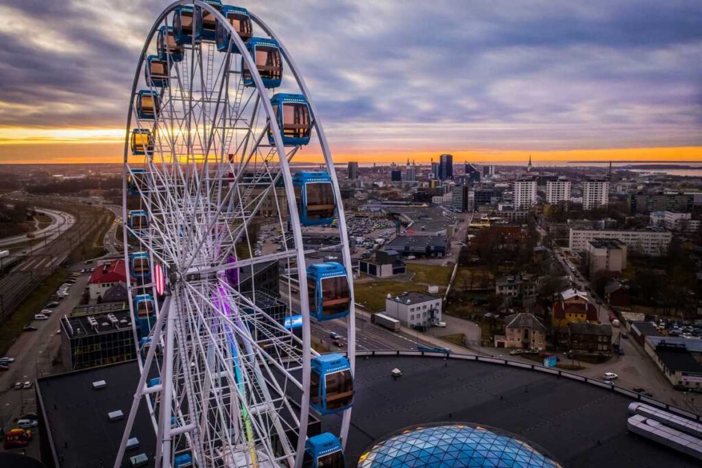 SkyWheel of Tallinn view from top